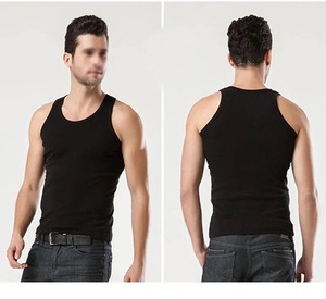 เสื้อกีฬาออกกำลังกายแบบใหม่ สกรีนโลโก้ได้ เสื้อกล้ามออกกำลังกาย วิ่ง ฟิตเนส เสื้อฮู้ดแขนกุดสำหรับผู้ชาย - Product Image 6