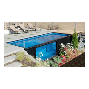Piscine préfabriquée extérieure en conteneur maritime de 40 pieds, piscines extérieures à vendre - Product Image 2