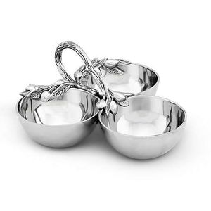 Elegantes Recipientes Metálicos Multiusos para Exhibición de Centros de Mesa - Product Image 2