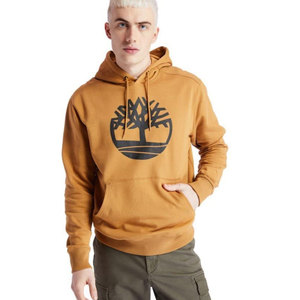 New Style Winter Men's Embroidered <b>Hoodies</b> 100% Cotton Terry Fabric Solid Color <b>Lightweight</b> Loose Fit Top Selling Casual Wear - Product Image 1