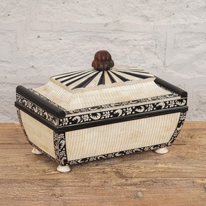 Decorative Bone Inlay <b>Box</b> Artisan Crafted Storage Container For Jewelry Keepsakes Accessories <b>Gifts</b> - Product Image 6