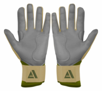 Guantes de Bateo Unisex Profesionales con Logotipo Personalizado, Diseño en Cuero Genuino Suave de Cabretta, Cierre de Gancho y Bucle, Ecológicos