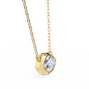 Collar con Colgante de Diamante Natural Corte Marquesa Unisex, Certificado IGI, Oro Sólido de 18K, Moderno para Uso Diario - Product Image 4