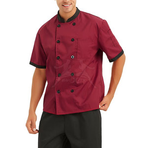 Veste de chef unisexe confortable en tissu doux pour les opérations culinaires intenses - Product Image 3