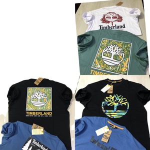 Camiseta de punto informal con estampado de algodón 100% personalizado de alta calidad para hombre, camiseta de manga corta transpirable de secado rápido teñida con hilo - Product Image 4