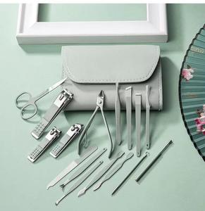 Classic 7 in 1 Nail <b>Kit</b> Stainless Steel <b>Manicure</b> Tools Single Spring Professional Portable Bag Set for Adults - Product Image 6