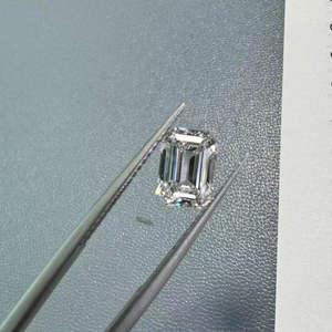 Diamants en vrac de 1 à 10 carats, taille émeraude, créés en laboratoire, certifiés IGI, clarté VVS, pour bijoux, diamants blancs CVD cultivés en laboratoire, vente en gros - Product Image 1