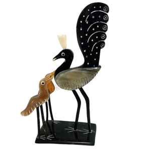 Figurines décoratives d'oiseaux en corne, paire avec motifs esthétiques, pour la maison, le bureau et les cadeaux, à prix avantageux par CRAFT ZONE EXPORT - Product Image 6