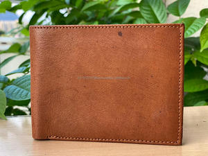 Cartera de cuero genuino para mujer, Cartera de piel auténtica, elegante, Vintage, marrón, gran oferta - Product Image 3