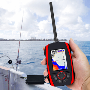 เครื่องหาปลาไร้สายระยะไกลระดับมืออาชีพ 300 ม., จอ LCD ความละเอียดสูง 3.5 นิ้ว, เครื่องวัดความลึกโซนาร์แบบพกพาสำหรับเรือตกปลาและกิจกรรมกลางแจ้ง - Product Image 3