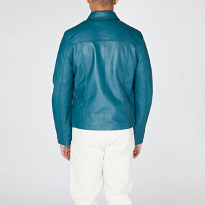 Chaqueta de Cuero de Primera Calidad, Servicio OEM, Precio Accesible, Material de la Mejor Calidad, Chaquetas de Cuero para Hombre - Product Image 4