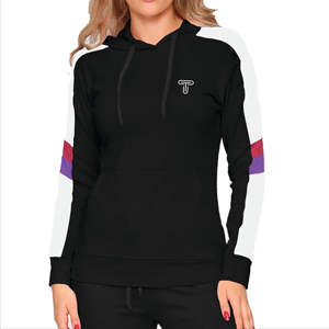 Hot Selling Oversize <b>Women's</b> Custom Pullover Hoodie Tracksuit With Logo Gym Fit Sweatpants Streetwear Joggers Set - Product Image 5