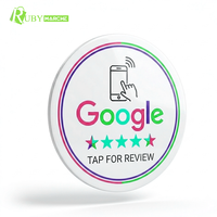Tarjeta NFC Google 213 de PVC de Alta Calidad con Frecuencia de 13.56MHz y Mini Etiqueta para Mejorar la Reputación Empresarial