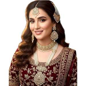 Elegant Bridal Zircon Collection Fashion Jewelry Sets Necklace Earrings Bracelet Premium <b>Wedding</b> <b>Accessories</b> for Ladies Daily - Product Image 1