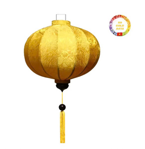 Lanterne en soie artisanale du Vietnam, lanterne suspendue traditionnelle de Hoi An, décoration pour la maison et les mariages, fournisseur d'exportation - Product Image 1