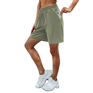 Leggings de sport moulants pour femmes, shorts de jogging et de cyclisme d'été, shorts d'entraînement pour femmes, vente en gros, logo personnalisé - Product Image 1