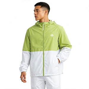 Wholesale High Quality Two Tone Nylon Windbreaker <b>Jackets</b> Custom logo Windbreaker Zip up Coat Popular Color Block <b>jacket</b> for <b>men</b> - Product Image 6