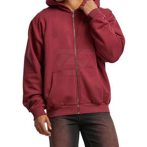 เสื้อฮู้ดซิปผู้ชายคุณภาพสูง ผลิตจากผ้าฝ้าย 100% เสื้อฮู้ดซิป MOQ ต่ำ แฟชั่นยอดนิยม - Product Image 6