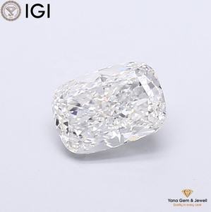 เพชร CVD ผลิตในห้องปฏิบัติการ น้ำหนัก 2.00 กะรัต ความสะอาดระดับ VS2 สี E รูปทรงคุชชั่น พร้อมใบรับรอง IGI สำหรับโอกาสพิเศษ ผลงานชิ้นเอก - Product Image 1