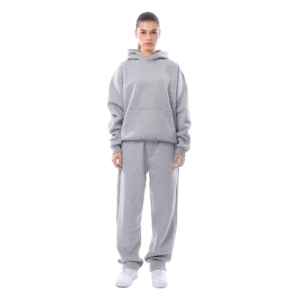 High Quality Customizable Puff Printed Baggy Tracksuits Men Women <b>Brushed</b> Embroidery Oversized Streetwear Solid - Product Image 1