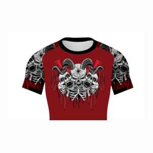 Vêtements de fitness sur mesure pour les entraînements de CrossFit, avec motifs uniques et impression par sublimation, rashguard. - Product Image 3