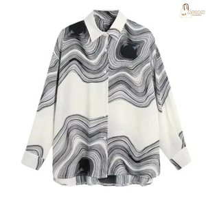 Camisa Elegante de Talla Grande para Mujer, Blusa de Moda con Manga Larga, Nueva Camisa Casual para Mujer - Product Image 2