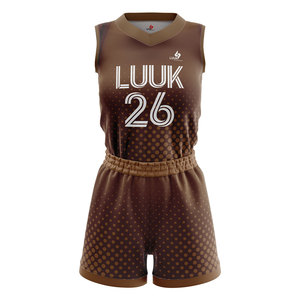 Maillot de basket-ball personnalisé pour femmes, séchage rapide, évacuation de l'humidité, sublimation intégrale, uniforme de club, d'école ou de tournoi - Product Image 4