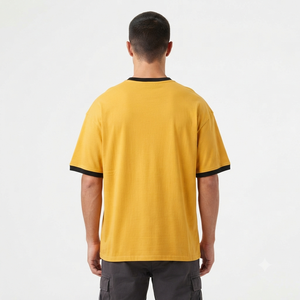 T-shirt décontracté respirant à manches courtes pour homme, coupe ajustée, couleur Pantone, 100% coton, fabriqué par Hawk Eye Sports (PayPal) - Product Image 2