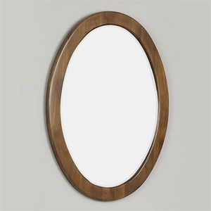 Cadre de miroir en bois massif artisanal, bordure de miroir mural décorative de qualité supérieure avec finition naturelle pour chambre à coucher, salle de bain, dressing - Product Image 1