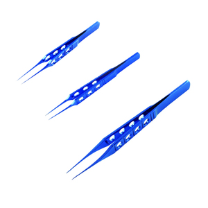 Pinces à ligature droites McPherson, instrument chirurgical ophtalmique en acier inoxydable, manuel, 85 mm avec plateforme de 4,5 mm, certifié CE - Product Image 4