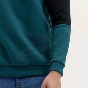 Suéter de Punto Verde para Hombre, Cuello Redondo, Letra E Bordada, Sudadera Informal de Corte Regular, Ropa de Otoño, Impresión de Logotipo Personalizado - Product Image 5