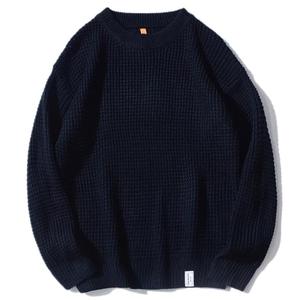 Men's New Autumn Winter Long Sleeve Pullover Sweater For <b>Wool</b> Knitted Sportswear Warm Base Layer Breathable Sweater - Product Image 2