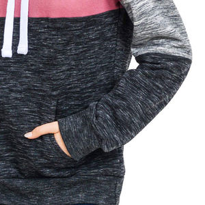 ราคาโรงงานสำหรับผู้ซื้อส่ง เสื้อฮู้ดดี้แบบหนาสำหรับฤดูหนาว แขนยาว บริการ OEM ออกแบบพร้อมซิปปิด แฟชั่นสตรีทแวร์สุดฮิต - Product Image 4