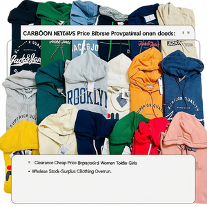 Sweat-shirts en coton de marque en liquidation pour hommes, femmes et petites filles – Vêtements en surplus en gros - Product Image 3