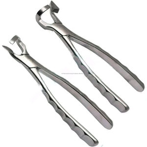 Juego de Fórceps Dentales para Extracción de Molares, Acero Inoxidable, Empuñadura Ergonómica Moleteada, Instrumentos de Cirugía Oral Clase I, Juego Manual Quirúrgico - Product Image 1
