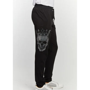 Pantalones Deportivos Casuales Cómodos para Hombre con Diseño de Pedrería y Corte Recto, Precio Directo de Fábrica - Product Image 5