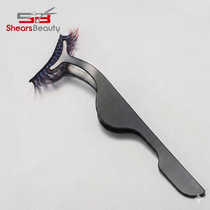 Pinzas para Extensión de Pestañas con Puntas de Fibra, Agarre Nano Profesional, 90 y 45 Grados, Acero Inoxidable para Extensión de Pestañas Rusas - Product Image 3
