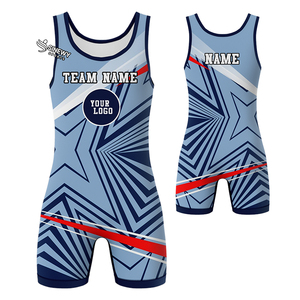 Sinewy Men's Wrestling <b>Singlet</b> Solid Color Polyester Spandex Stretch Lightweight Breathable <b>Weightlifting</b> Leotard - Product Image 1