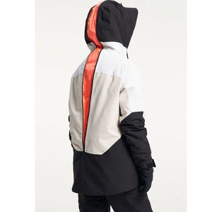 Conjunto de Chaqueta y Pantalones de Esquí para Mujer, Impermeables, con Aislamiento de 10.000 mm, con Capucha, Bloques de Color, Cierre de Cremallera, Relleno Sintético de Poliéster/Nailon - Product Image 4