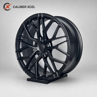 Jantes forgées CaliberXcel 19-23 pouces PCD 5x112 5x120 Gunmetal Concaves Agressives 1 pièce pour Range Rover Sport Velar Vogue