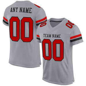 Maillot de football américain personnalisé violet et blanc, uniforme d'équipe pour jeunes et adultes, respirant, séchage rapide, impression OEM - Product Image 5