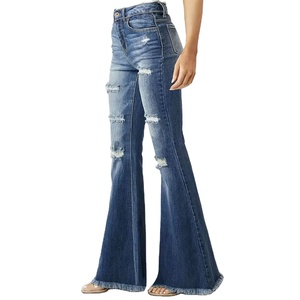 Nouveau style de pantalons évasés pour femmes de taille personnalisée haute fabrication pantalons évasés pour femmes de bonne qualité les plus vendus - Product Image 1