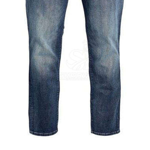 Factory Hot Sales Non <b>Stretch</b> Mid Casual <b>Men</b> Jeans <b>Pants</b> Breathable Eco-Friendly 100% Cotton Straight Lightweight Low MOQ Side - Product Image 6