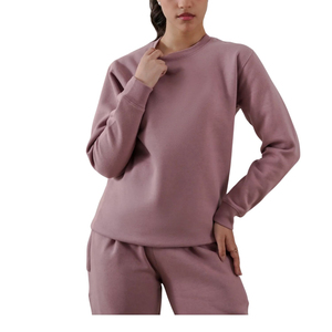 Conjunto Deportivo Personalizado para Mujer, Sudadera con Capucha de Felpa Informal y Pantalones Deportivos de Pierna Recta - Product Image 2