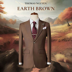 Signature: The Earth Brown de Dos Piezas - Estabilidad Sofisticada para el Líder Moderno - Color Natural |   Calidad Personalizada de Vietnam - Product Image 6