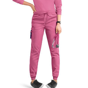 Nursing Uniform Women Comfortable Breathable <b>Scrub</b> <b>Set</b> With Top And Pants For Hospital Clinic And Daily Work Use Unisex Woven - Product Image 1