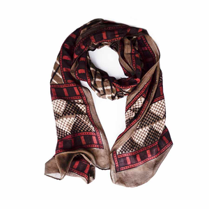 High Quality Custom Digital <b>Print</b> Square Scarves Lightweight Silk Fabric Stylish <b>Accessories</b> for Everyday Wear - Product Image 4