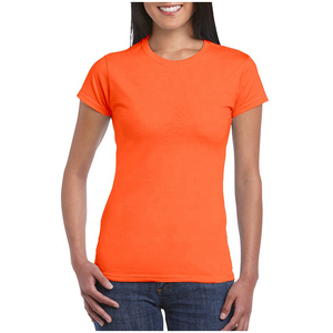 Camiseta Oversize Lisa de Algodón y Poliéster al por Mayor para Mujer, Blusa Casual con Logo Personalizado y Cuello Redondo - Product Image 2