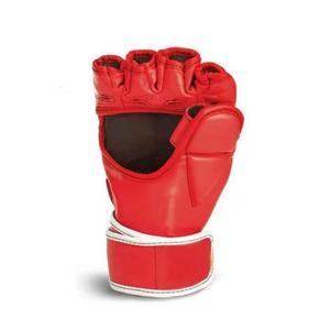 Guantes de MMA de Cuero PU de Alta Calidad, Acolchados, Personalizables, con Cierre de Gancho y Bucle, para Entrenamiento y Sparring, en Venta a Bajo Precio - Product Image 5