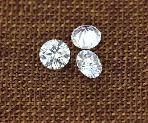 Produk Baru dengan GIA IGI Sertifikat 0.02CT Brilliant Cut Natural Real Diamond CVD Diamond HPHT Diamond
